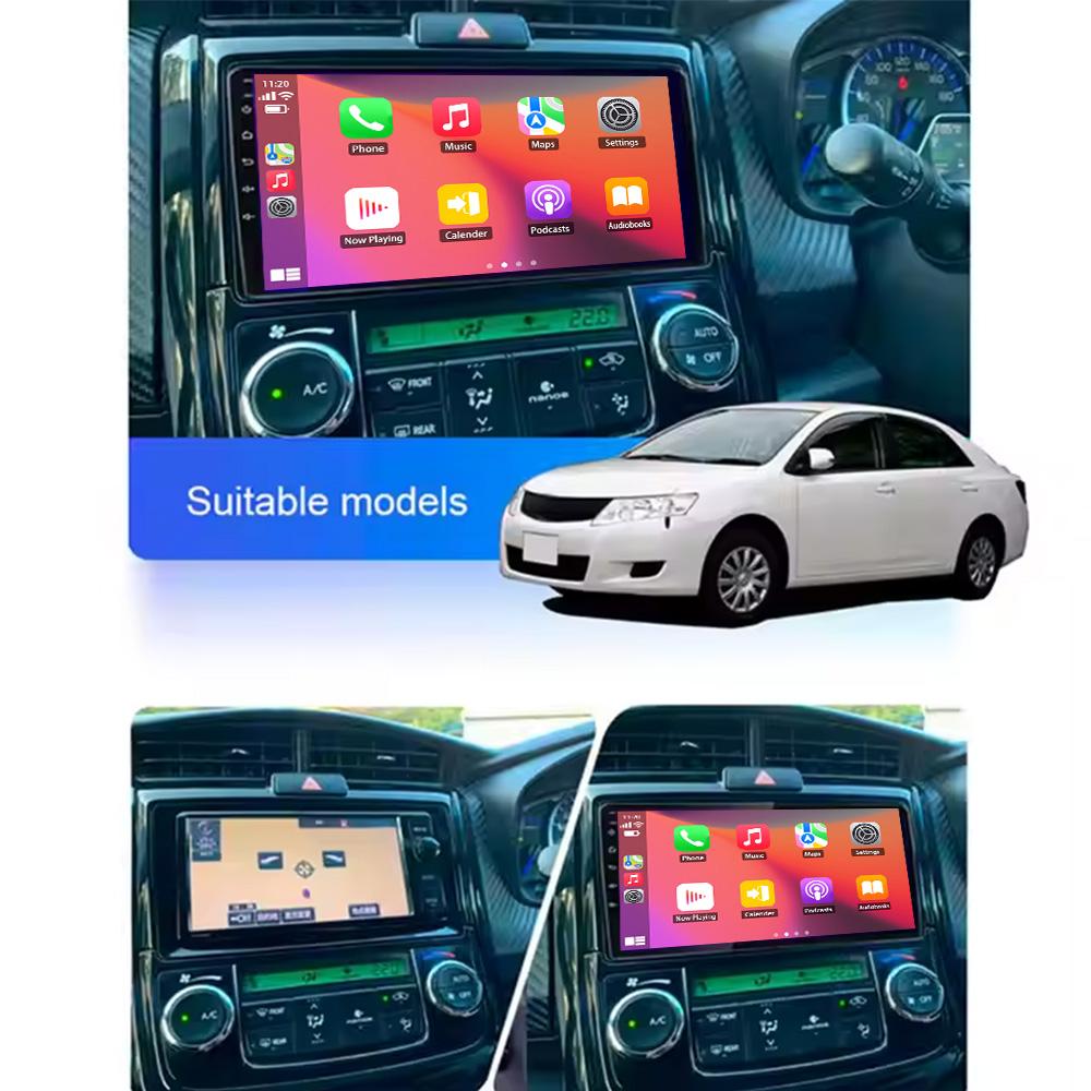 Автомобильный Android для Toyota Corolla Axio 2 Fielder 3 E160 2012 - 2021 Авто Радио Стерео Головное Устройство Мультимедийный Плеер GPS Навигация BT