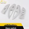 19 Corolla Glass Switch Bright Ring: Door Window Armrest Lifting Button Decorative Sticker