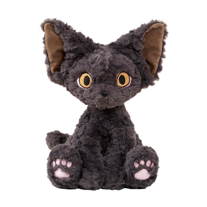 Kawaii Хэллоуин Темный Девон Кот Плюшевая кукла Подушка Тыквенный Фонарь Ведьма Девон Кот Плюшевая игрушка Праздничный Декор Подарок для Девочек и Мальчиков