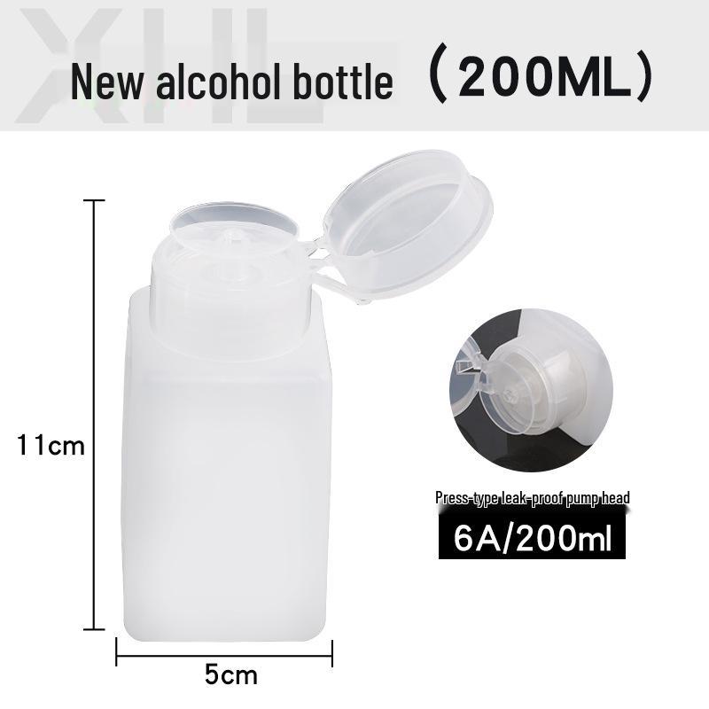 Press-Type Anti-Static Plastic Alcohol Bottle: 100ml, 200ml, 250ml for Board Washing