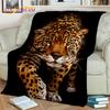 Animal Cartoon Leopard Cheetah Beast Blanket,Soft Throw Blanket for Home Bedroom Bed Sofa Picnic Travel Office Cover Blanket Kid
