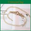 Womens Metal Chain Waist Chain With Aluminum Links Stylish Belt For Daily Outfit Enhancement