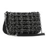 Michael Kors MK Empire Classic Стеганая Тканевая Сумка-тоут на Молнии Сумка через Плечо Женские сумки Черный 32S4S8EW6C-BLACK