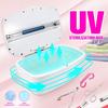 UV Sterilizer Nail Tweezers Art Salon Manicure Tools Disinfection Box Cleaner