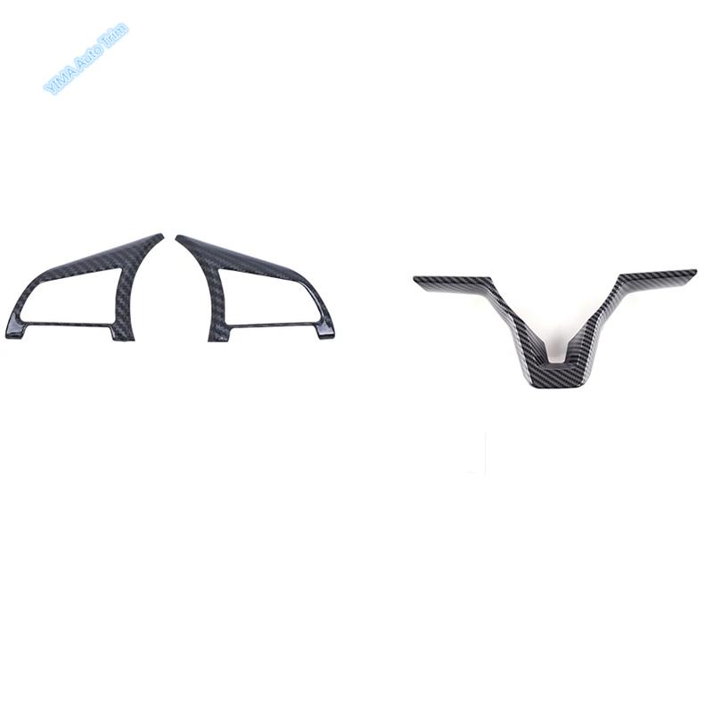 Car Styling For Nissan Qashqai J11 2017 2018 Steering Wheel Strip Cover Trim Matte / Carbon Fiber Interior Accessories