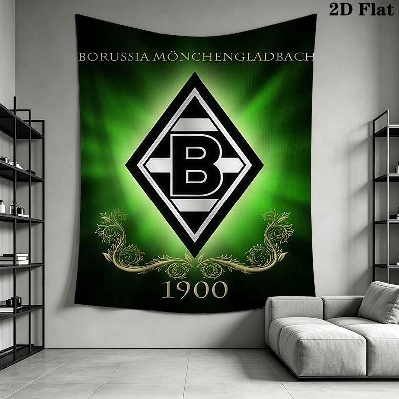 Borussia Wall Hanging Printed Fabric Blanket Decorative Tapestries for Bedroom Living Room Home Decor
