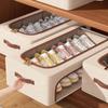 Folding Under Bed Shoe Organizer Sturdy Handles Shoes Container Durable Shoe Holder  Wardrobe