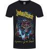 Футболка Judas Priest Defenders of Faith с потертым логотипом Официальная мужская Новая Черная Размер M