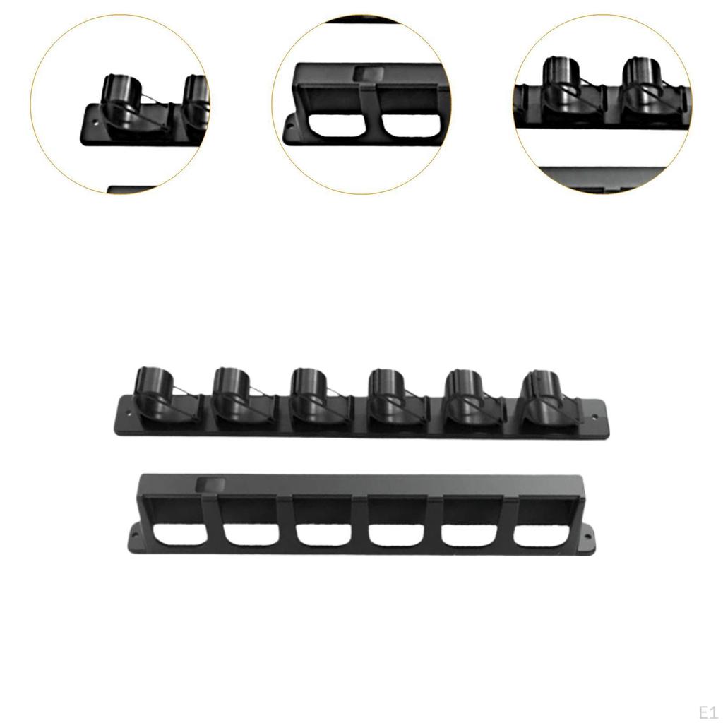 Настенная стойка для удочек на 6 слотов, вертикальная, портативная, стенд для выставки, держатель для удилищ для помещения