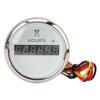DC 9‑32V 52MM Boat Round Digital Hour Meter High Precise Hourmeter Round Gauge for RVs Yachts Fishing Boats White Dial