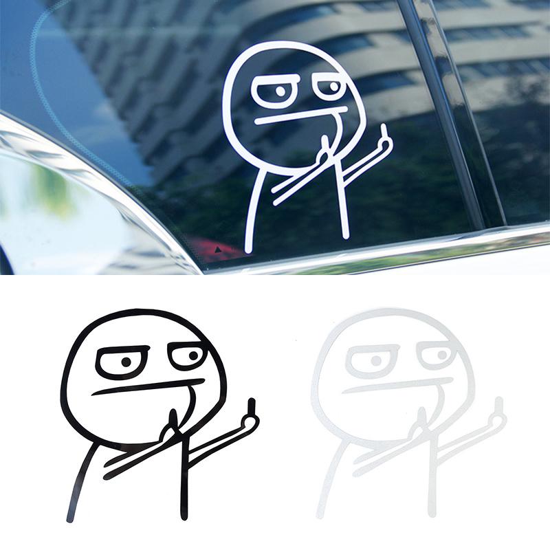 Car Sticker Power Play Small Person Car Paster Personality Car Decoration KTY