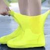 1Pair Silicone WaterProof Shoe Covers Lip-resistant Rubber Rain Boot Rain Gear Overshoes Accessories for Outdoor Rainy Day