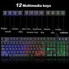 Клавиатура и мышь для PS4 PS3 Xbox One PC T6 Gaming Rainbow Backlit Mechanical