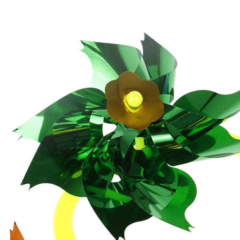 Colorful Diy Sequins Windmill Wind Spinner Home Garden Yard Decoration Kids Toy