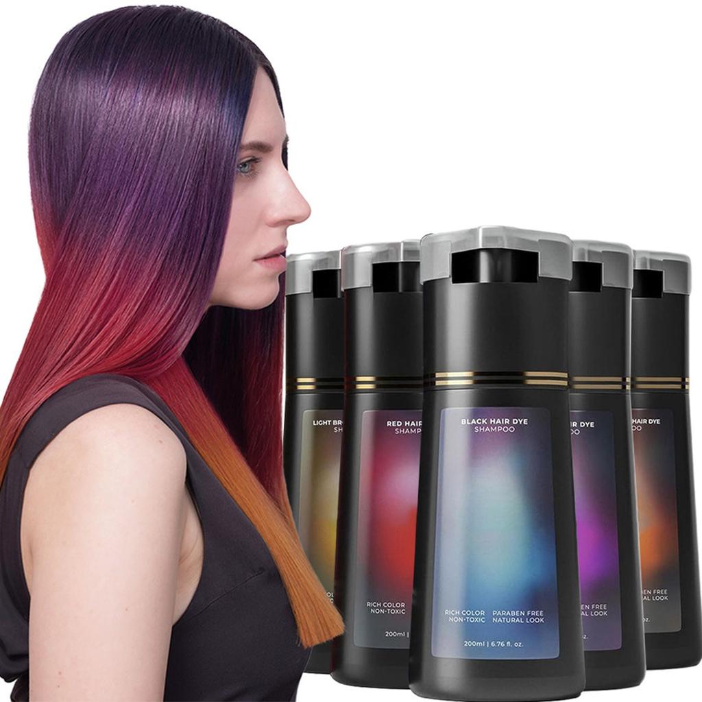 Hair Shampoo COLOR SHAMPOO Bubble Color Hair , A Color Plant , Foam Hair , Hairdressing  200ml
