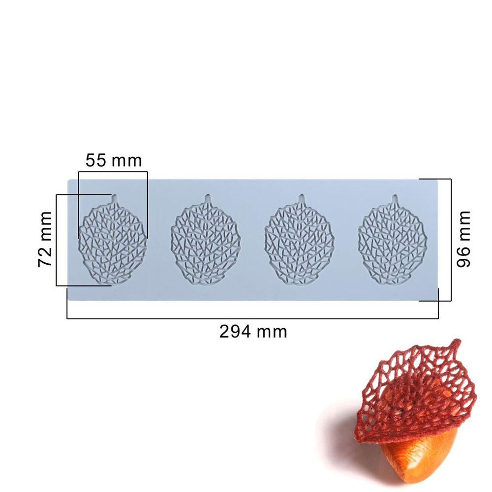 Шоколадный трафарет Инструмент для выпечки Форма для помадки Украшение торта Бордюр Силиконовая форма Кружевная форма для торта
