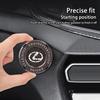 Lexus Car Start Stop Button Cover Car Interior Decor Engine Switch Sticker For IS250 GX470 NX300 RX350 LX470 Ct200h LX570 LX600