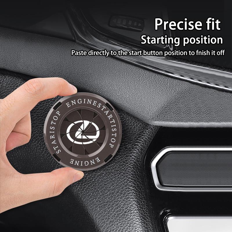 Lexus Car Start Stop Button Cover Car Interior Decor Engine Switch Sticker For IS250 GX470 NX300 RX350 LX470 Ct200h LX570 LX600