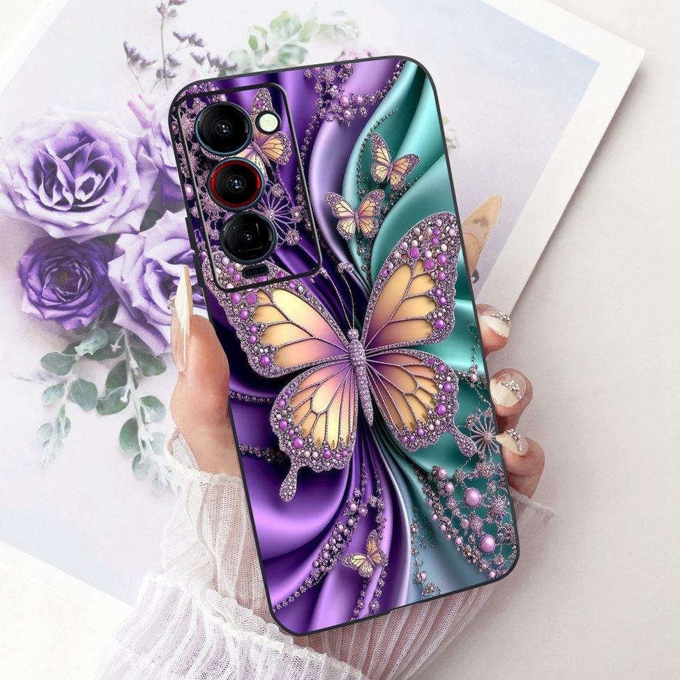 Чехол для телефона Tecno Camon 18P Чехол CH7 Милый Кот Модный Забавный Расписной Fundas Для Tecno Camon 18P Корпус