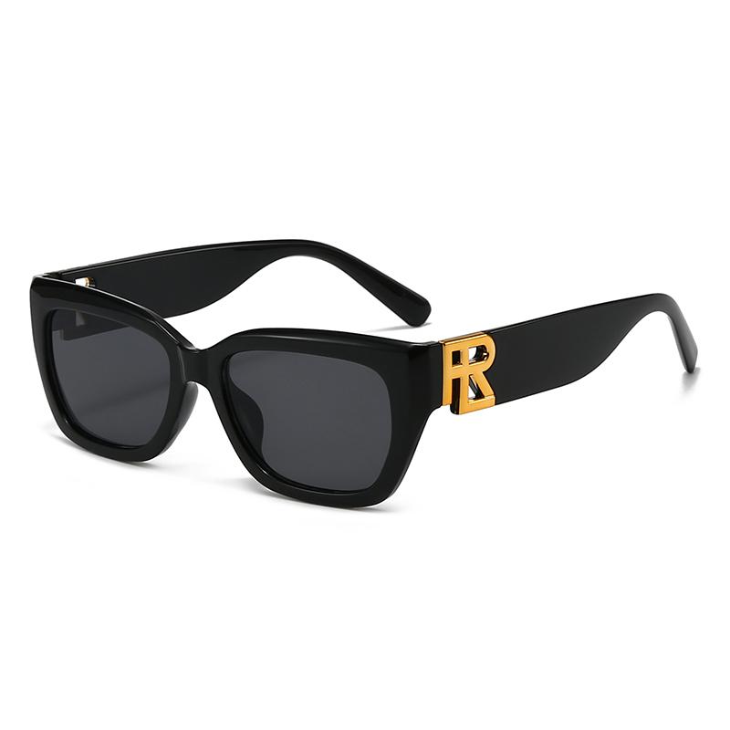 1pcs European Men's and Women's Cat Eye Frame Fashion Sunglasses for Summer Sunshade, Sunscreen, UV Protection, Lightweight Glas