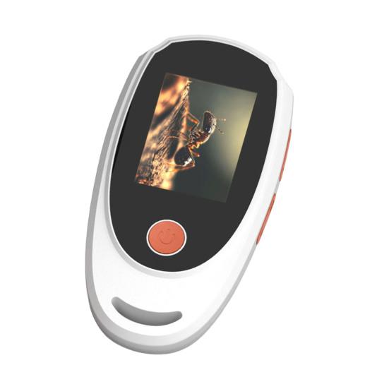 Kids Digital Microscope 500X Mini Portable Pocket Microscope Camera with 2-Inch IPS Screen Built-in 8 LEDs Educational Science Experiment Magnifying