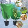 Plant Cold Proof Cover Zippered Freeze Protection Bag with Drawstring Potted Plants Winter Frost Blanket for Outdoor Small Trees Shrubs