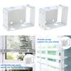 2/4 Pcs Blind Brackets Profile Box Mounting Brackets Window Headrail End Brackets Blind Accessories for Bathroom Kitchen