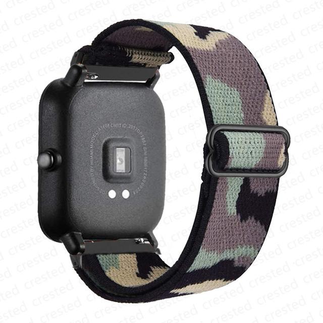 Нейлоновый ремешок Для Amazfit GTS 4/2/2e/3/GTS2 Mini/GTR/4/3/Pro/GTR2/stratos Браслет ремешок Amazfit bip 6 5 3 20мм/22мм Ремешки для часов