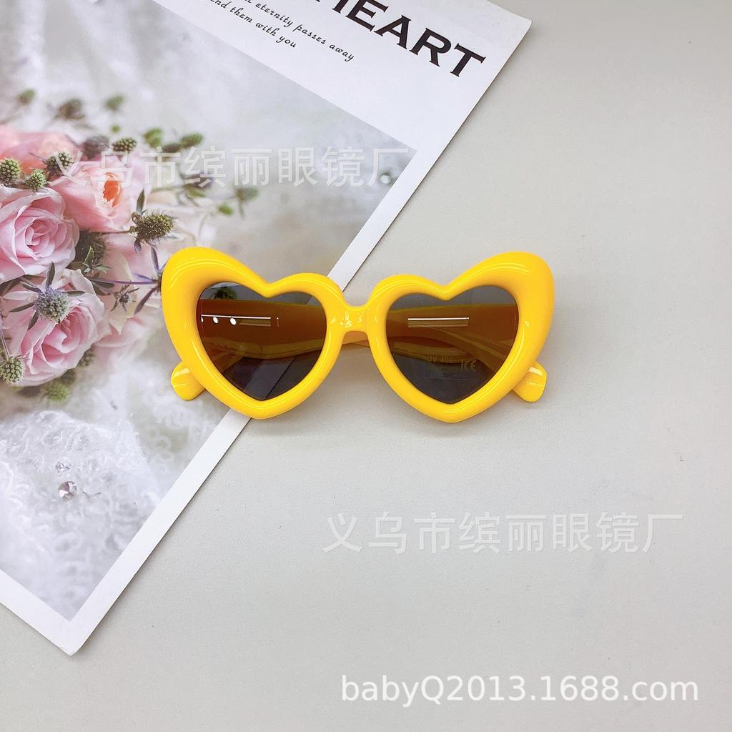 Модные детские солнцезащитные очки, милые солнцезащитные очки Love Baby, солнцезащитные очки для мальчиков и девочек, солнцезащитные очки с защитой от ультрафиолета