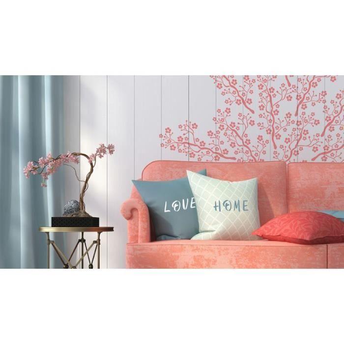 Pochoir - Aladine - Branches Sakura - 20x30 cm - Facile à nettoyer - Idéal scrapbooking