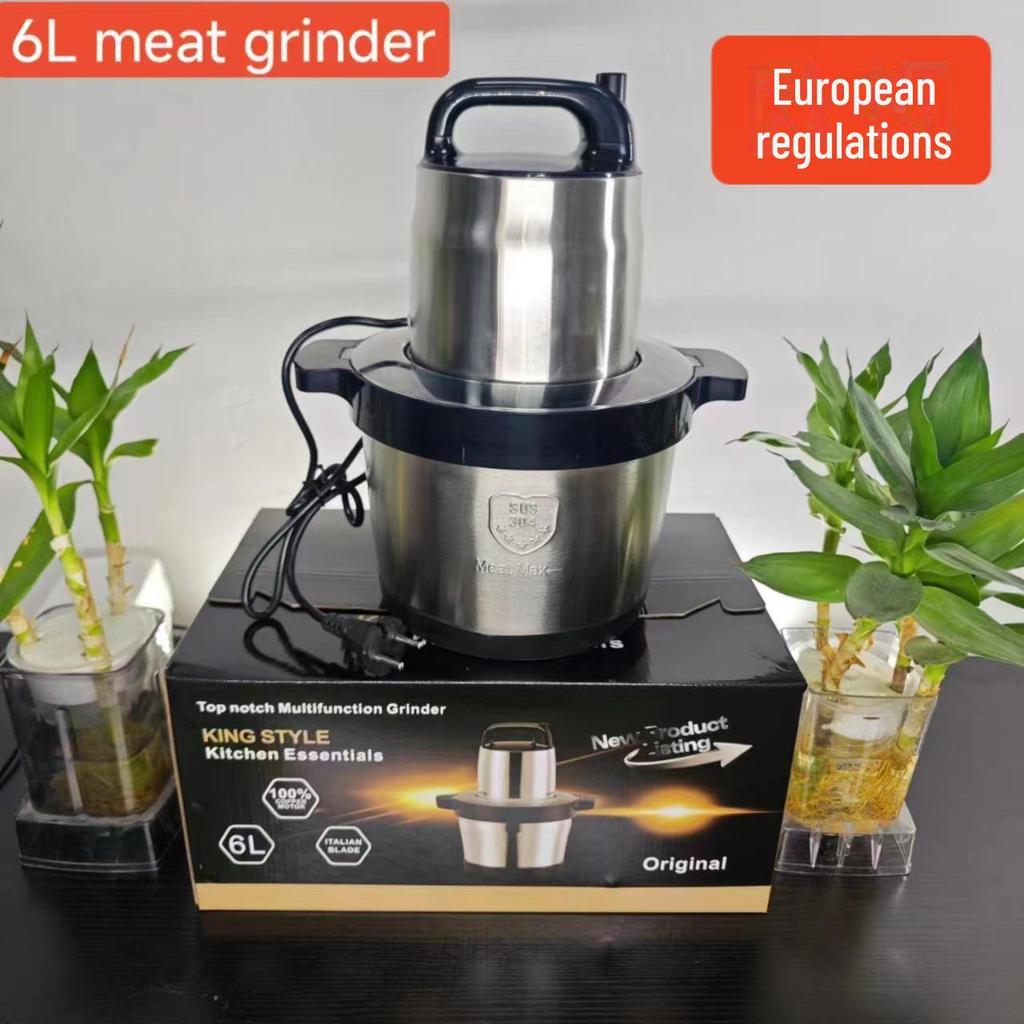Мясорубка Fufumachine 110 В 6 л и многофункциональный электрический миксер для измельчения и приготовления пищи