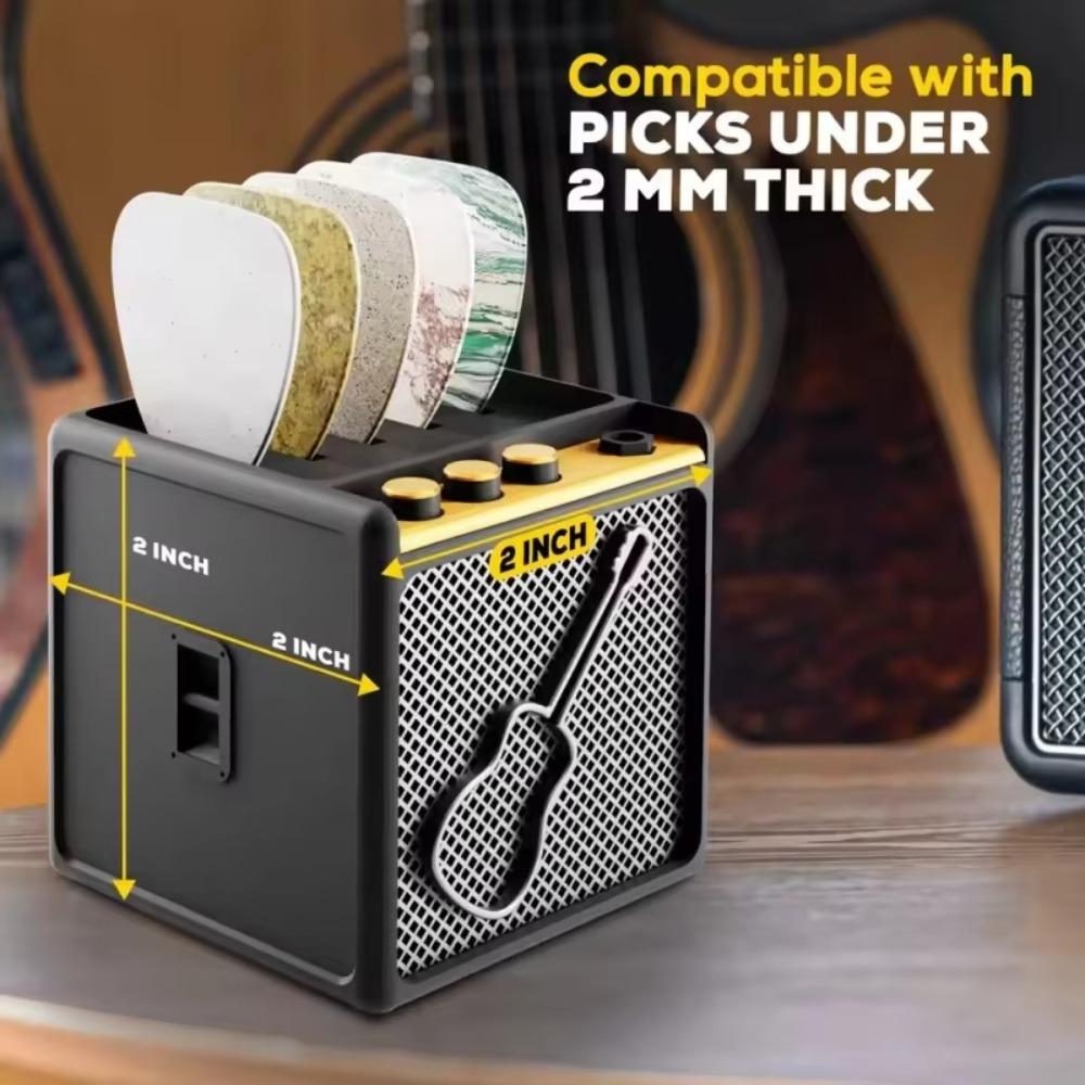 3D Printed Guitar Picks Organizer Portable Guitar Picks Storage Case Guitar Pick Holder  Guitarists