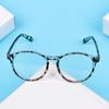 UV Protection Round Frame Vintage Eyeglasses Myopia Glasses Flat Mirror Eyewear Anti Blue Light
