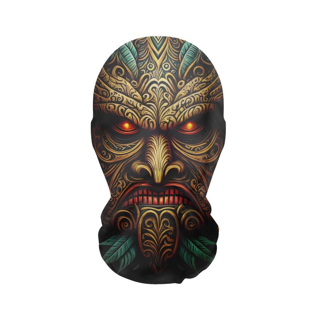 Unique Skull Head Full Face Mask Stylish Mesh Design Party Costume Accessory For Halloween And Christmas Celebrations