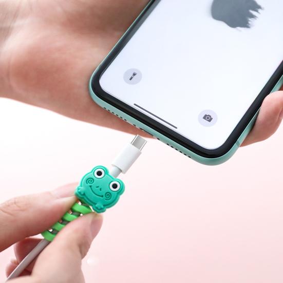 Cute Glossy Silicone Organizer for Data Cable Case Cord
