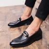 Casual Men's Shoes Business Gentleman Style Daily Office Dress Up Party Fashion Outdoor Street Walking Plus Size Loafer New