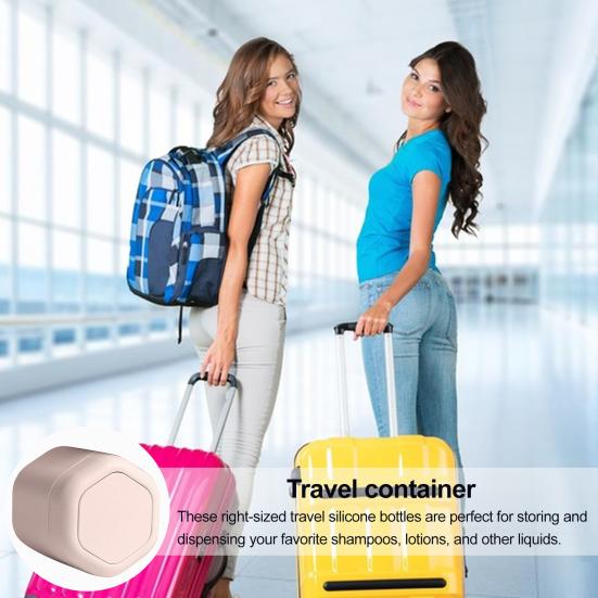 1/3Pcs Portable Travel Container Leak Proof Shampoo Conditioner Shower Gel Magnetic Capsule Empty Storage Box Multi-purpose Cosmetic Refillable Bottle