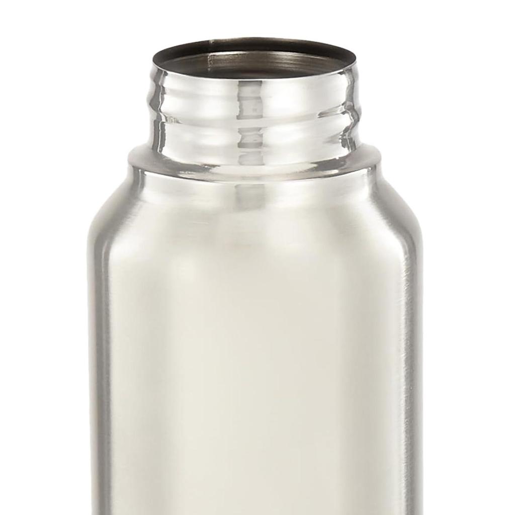 Stainless Steel Water Bottle (Pack of 2) | BIS-Approved | 900ml (Silver Steel Finish)