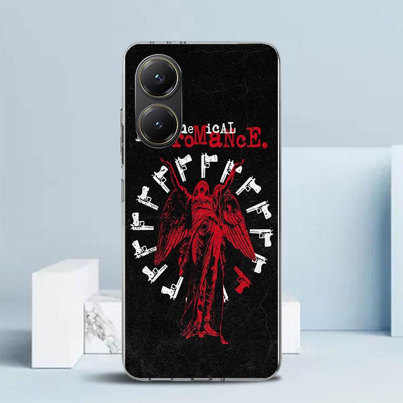 My Chemical Romance MCR Мягкий чехол для Xiaomi Poco F7 Ultra X7 X6 X5 Pro M7 Чехол для телефона Redmi 15 15C 13 13C 12 12C 10 10C Печать S