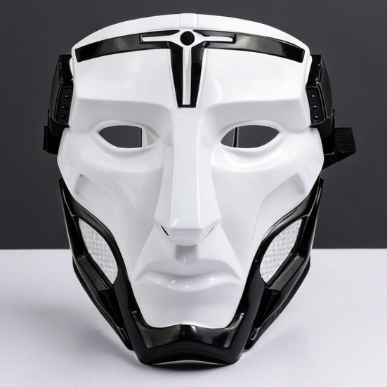 Маска Заключенного Отряда Пластиковая Маска для Косплея на Вечеринку Хэллоуина Реквизит для Ролевых Игр для Взрослых Детей Забавный Аксессуар к Костюму