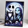 Полная круглая алмазная живопись Скелет и невеста Искусство Стразовая картина Мозаика DIY 5D Вышивка крестом Домашнее украшение