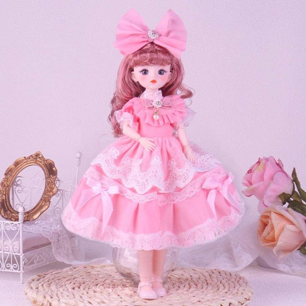 Каваи BJD Подвижная шарнирная кукла Красивая нарядная кукла Одежда для куклы BJD 30см Нарядная кукла Малыш