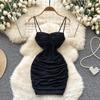 Летние женские сексуальные тонкие облегающие мини-короткие платья для вечеринок на тонких бретельках с открытой спиной