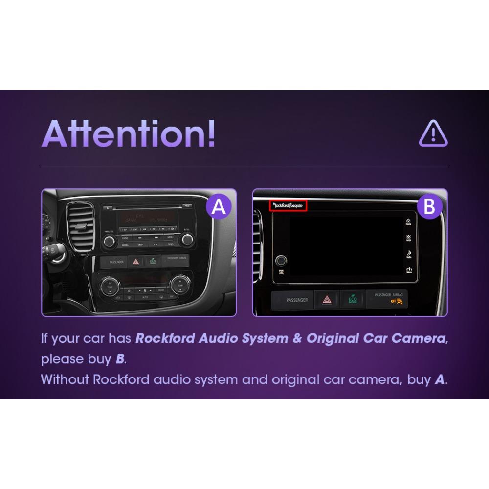 Android Car Radio For Mitsubishi Outlander 3 2012-2019 Multimedia Player Head Unit Stereo GPS Navigation BT WIFI 1+16GB