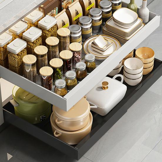 Расширяемый ящик для хранения вещей, самоклеящийся, съемный, без сверления, прочный, с гладкими направляющими, выдвижной шкаф-органайзер, контейнер для специй и приправ, маленький