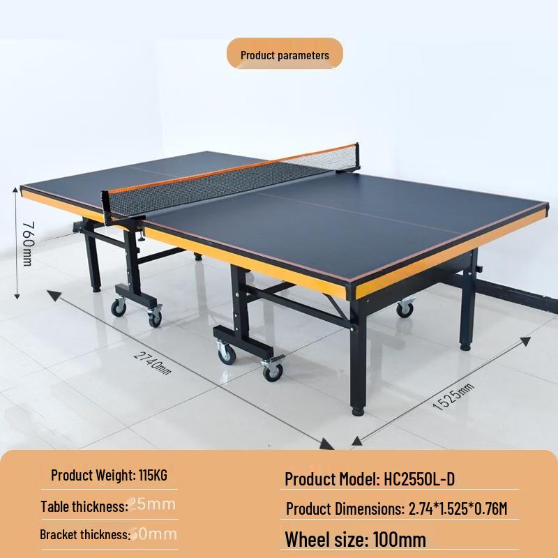TLXT Foldable Indoor Table Tennis Table