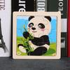 3 Set Early Educational 3D Wooden Puzzle Colorful Cartoon Animal Puzzles  Baby Toys