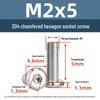 Yigu 304 Stainless Steel M2-M12 Countersunk Flat Head Hex Screw for Furniture & Cabinets