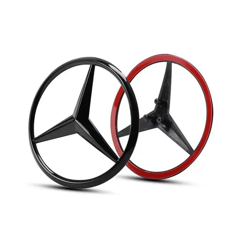 3d ABS Black Rear Trunk Star Logo For Mercedes Benz W203 W204 W205 W212 W213 W176 W177 W222 W223 W117 W246 X156 X253 Accessories DL5