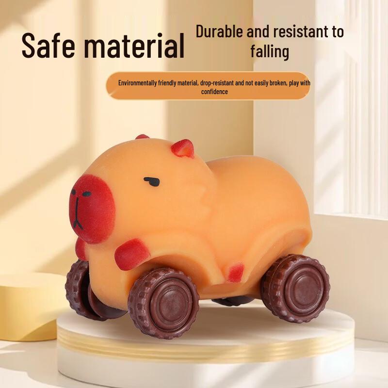 Fumede Capybara Transforming Pull & Slide Toy (4-Pack)